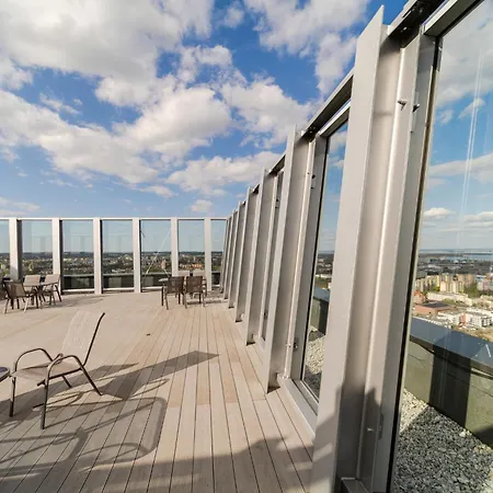 דירה Ans Hanza Tower No 410 - Swimming Pool, Sauna, Jacuzzi, Viewing Terrace