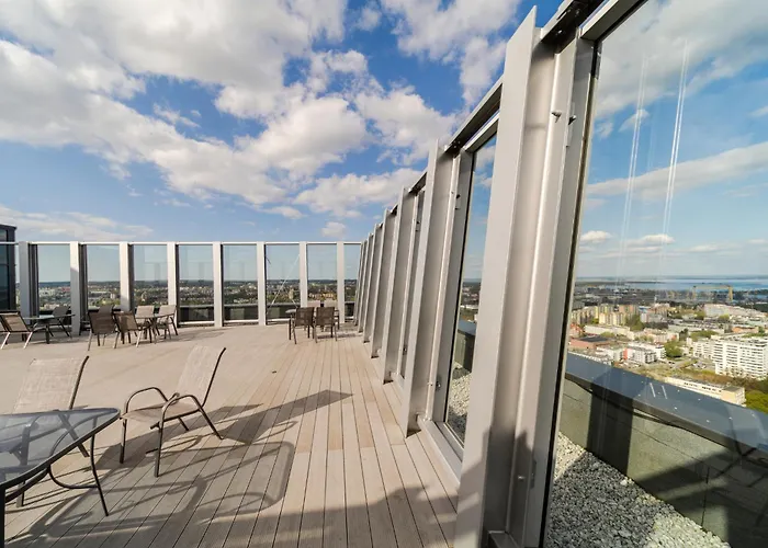 Apartamento Ans Hanza Tower No 410 - Swimming Pool, Sauna, Jacuzzi, Viewing Terrace